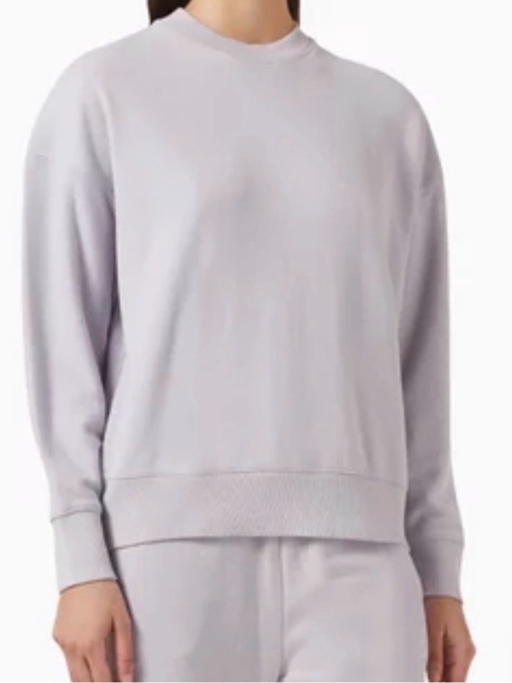 Vuori Sedona Weekender Crewneck Sweatshirt Lavender Ice Purple SZ. L EUC